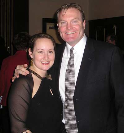 Kate and Eric Wedge at the Cleveland Sports Banquet in 2007 - Dan Hanson photo
