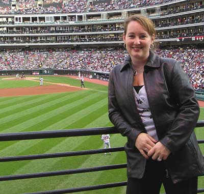 Kate Wedge at Jacobs Field