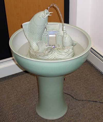 Margaret W Wong office - fish fountain