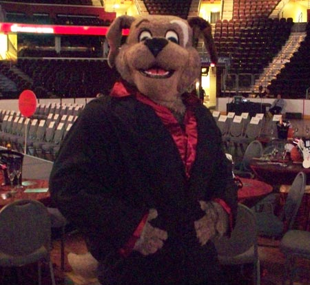 Cleveland Cavalier mascot Moondog