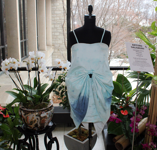 Dress designs from the Kent State School of Fashion at Orchid Mania's Fashion Meets the Botanicals