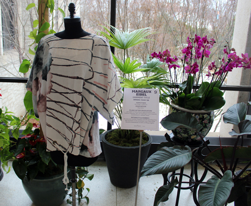 Dress designs from the Kent State School of Fashion at Orchid Mania's Fashion Meets the Botanicals