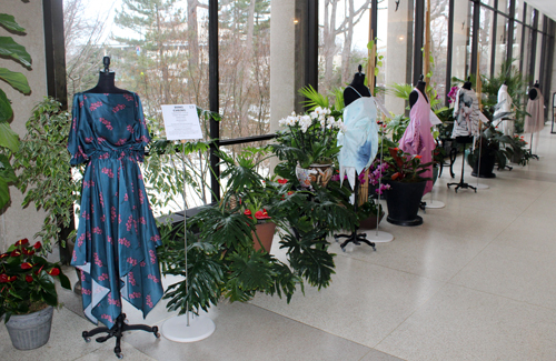 Dress designs from the Kent State School of Fashion at Orchid Mania's Fashion Meets the Botanicals