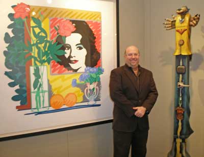 Contessa owner Steve Hartman in the Gallery