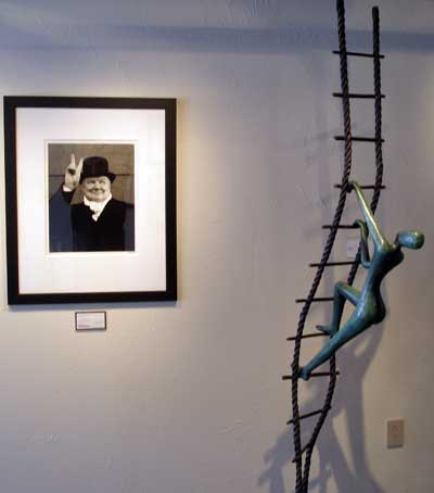 Winston Churchill Photo and Sculpture in The Contessa Gallery