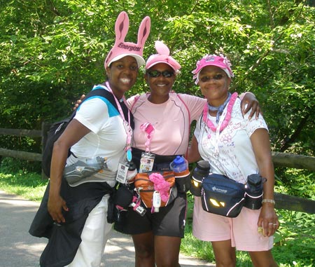 Breast cancer walkers in Cleveland 3day