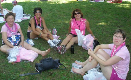 3-day cancer walk rest stop Cleveland