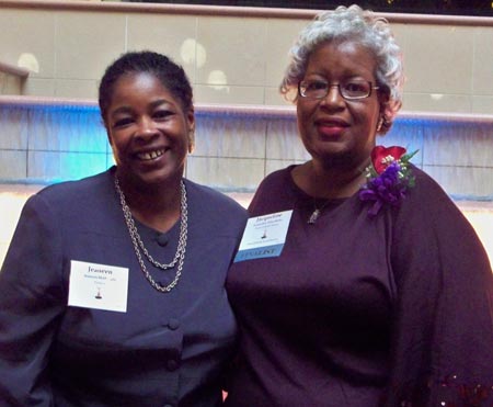 Jeaneen McDaniels and Athena Award winner Jacqueline Silas-Butler - all photos by Debbie Hanson