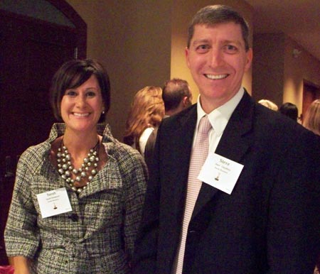 Sarah Desmond and Editor Steve Gleydura of Inside Business Magazine