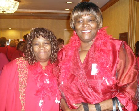 Bishop Margaret Wells and Angela Wilson