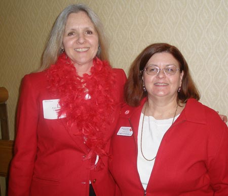 Patti Heart and Cindy Shanbley - AHA volunteers