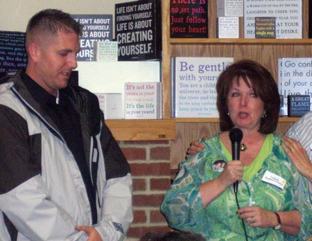 Connie Stephens-Gehri and son Derek