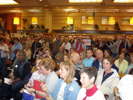 Crowd at Joseph Beth for book signing