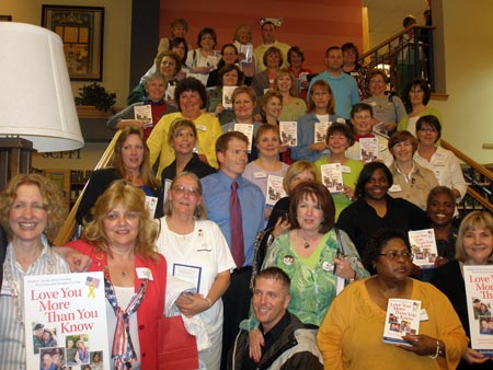 Military Moms and authors at Jpseph Beth book signing