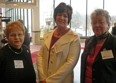 Madeline Brookshire, Judy Carey and Sue Adams  all with Cuyahoga County Public Library