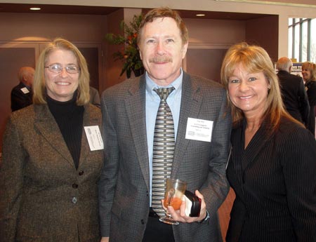 Sue McConnell  of Better Business Bureau with Cary and Barb Root of  ALG Computer Training 