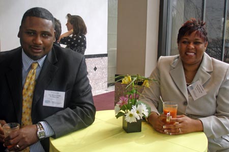 Tyronne Lofton and Autumn Woodley of Time Warner