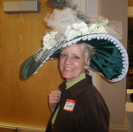 Nita Anderson with Kathleen Benco hat