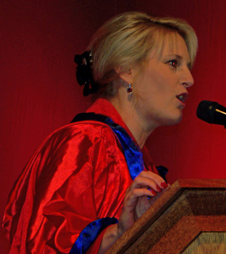 Monica Robins Go Red for Women emcee