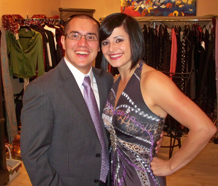 Dominique Moceanu and husband Dr. Michael Canales