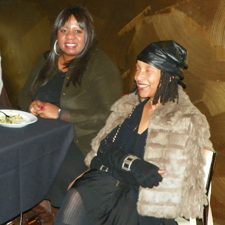 Diane Livingston and Dee Hall  at Cleveland Fashion event at Bodega on Coventry