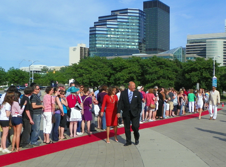 Red Carpet at Rock and Roll Hall of Fame