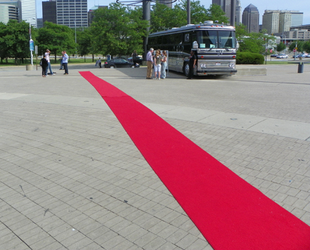 Red Carpet for Hot in Cleveland at Rock and Roll Hall of Fame and Museum