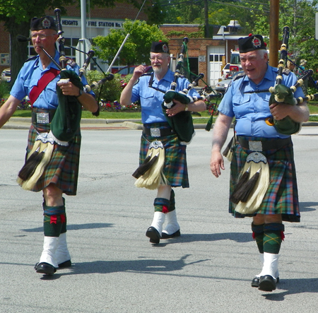 Cleveland Kiltie Band Pipers
