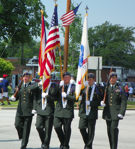 Color Guard at University Heights Memorial Day Parade