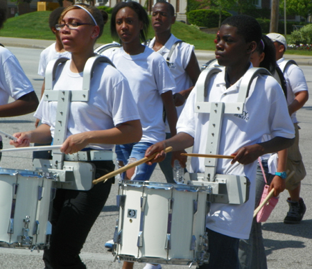 Wiley Middle School drummers