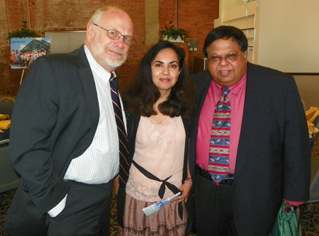 Harry Weller, Sujata Burgess and Joe Thomas