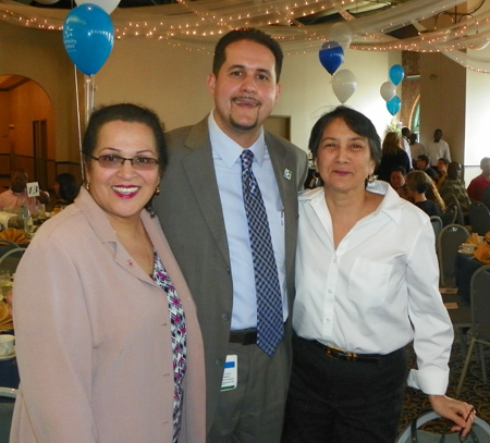 Jeanette Velez, Andres Gonzalez and Lisa Gaynier