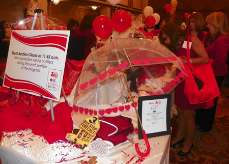 Go Red for Women auction