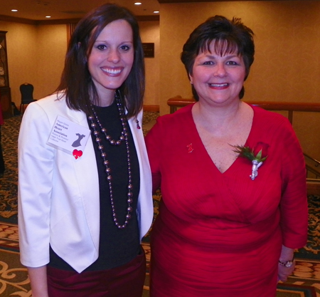 Megan Quinn and Denise Tomachko, Chairperson for Go Red