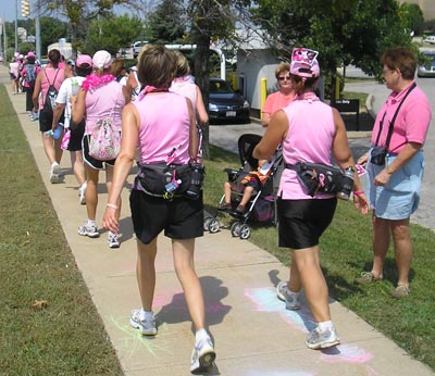 Cleveland Women walking 3 days for the Cure to Breast Cancer