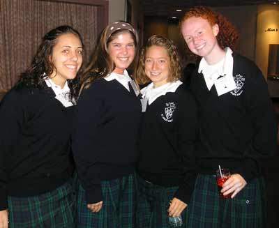 Saint Josephy Academy students at the 2007 Athena Awards