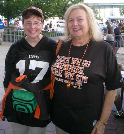 Cleveland Women at Cleveland Browns game