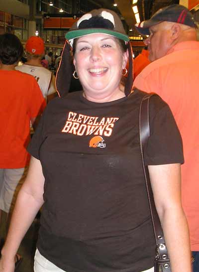 Cleveland Women at Cleveland Browns game