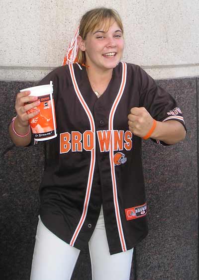 Cleveland Women at Cleveland Browns game