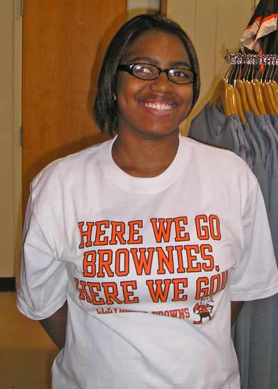 Cleveland Women at Cleveland Browns game