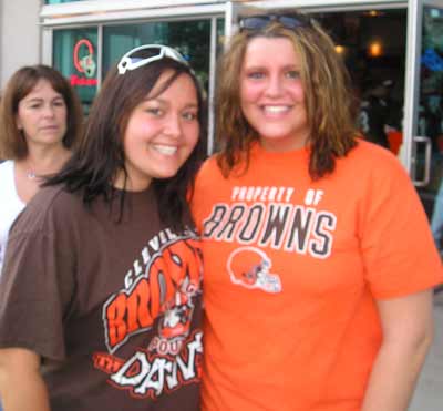 Cleveland Women at Cleveland Browns game