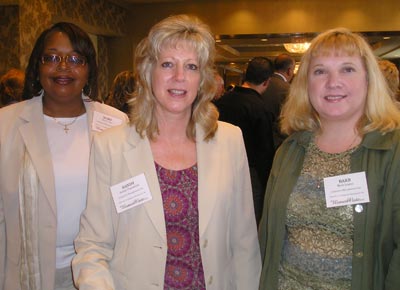 Mary Coles, Sandy Pogozelski and Barb Legan of Litigation Management, Inc.