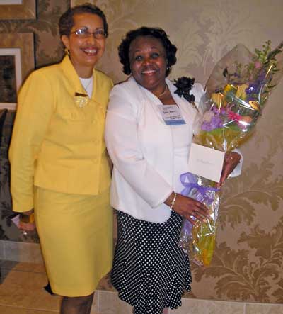 Barbara Danforth and Honoree Betty Brown