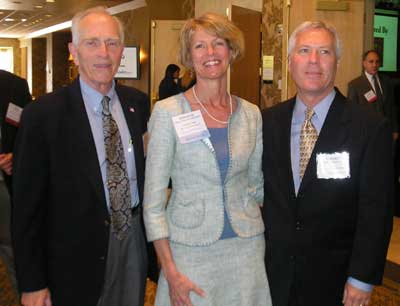 Bob Sutherland, Honoree (Mayor of Bay Village) Deborah Sutherland, Mayor Bruce Akers, Pepper Pike