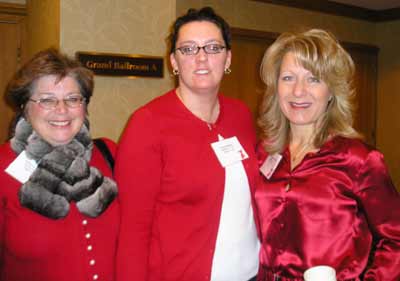 Roz Vandenbossche, Vickie Bramley and Debbie Brosovich