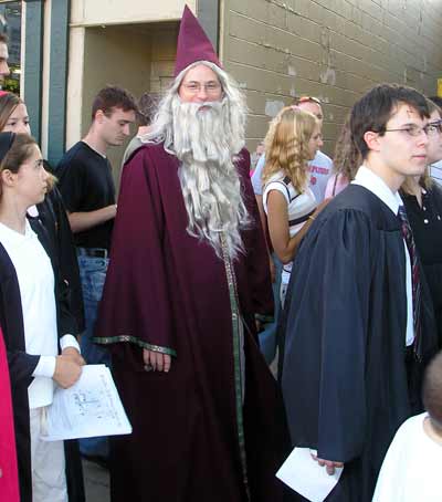 Harry Potter Fest in Hudson - wizard and muggles