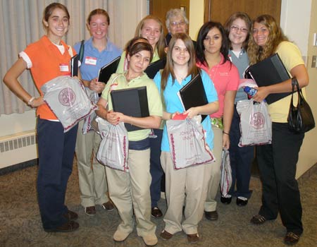 Padua Franciscan High School girls of the ClevelandWomen.com Future Leaders 2007 Class