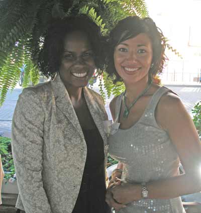 Nina Kindle (owner, NC Consulting Services) and Erica Torres-Dudziak (owner, Positive Perceptions, LLC)