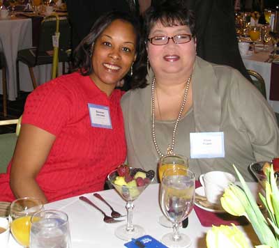 Evonne Johnson and Elise Pupo of the Cleveland Clinic