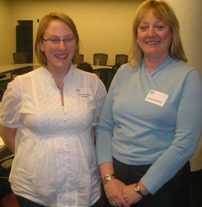 Rachel Stentz-Baugher and Paula Grooms of Cleveland WISE